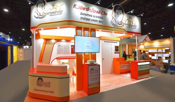 งานออกบูธ-บูธแสดงสินค้า-จ่าวิรัชฟู้ด-booth-THAIFEX-2019